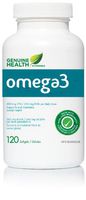 o3mega -Triple Fish Oil -Wild Raised -Enteric Coated (120Capsules) Brand: Genuine Health