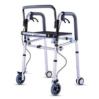 ZHPRZD Disabled Walker Elderly Walker with Hand Brake with Wheels Walking Frame Disabled Walker Folding Walking Frame
