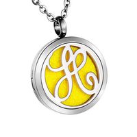 Essential Oil Diffuser Necklace Stainless Steel Aromatherapy Pendant Jewelry Set Gift for Women Men Boys Girls Kids