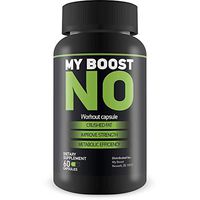 MY BOOST- NO2- Extreme Workout Capsules- Crush Fat- Improve Strength- Increase Metabolic Efficiency
