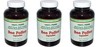 YS Organics 100% Pure Multi-Floral Bee Pollen, 200 Caps - 3 Pack