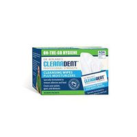 Dr. B Dental Solutions Cleanadent Wipes, White, 30 Count