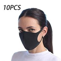 10pcs Sponge Dustproof Mask Suitable for Cycling Anti Haze All Seasons, Washable, Reusable Cloth Masks