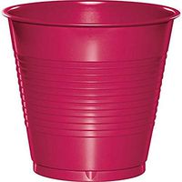 Creative Converting 28177081 PREMIUM PLASTIC CUPS 16 OZ, Hot Magenta