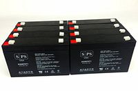 SPS Brand 6V 7Ah Replacement Battery for MK ES7-6 (6V 7.2AH) 6V 7Ah Wheelchair Battery (8 Pack)