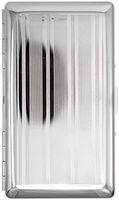 Silver Groove (Full Pack 120s) Metal-Plated Cigarette Case & Stash Box