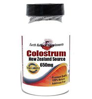 Colostrum New Zealand Source 650mg * 180 Capsules 100% Natural - by EarhNaturalSupplements