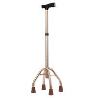 Aluminum Four-Legged Cane Walker Telescopic Adjustable Height Ultra-Light Anti-Skid Cane Walker to Help The Elderly Use Mobile Assist