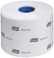 Tork 110292A Advanced High-Capacity 2-Ply Toilet Tissue Roll, White