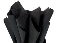 Black Tissue Paper 20 x 30" 48 Premium qaulity Gift wrap Tissue Paper A1 bakery supplies