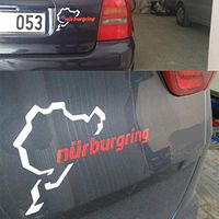 Car Sticker,sakd The Racing Track Nurburgring Sticker Funny Window Car Decal Illest Sign Vinyl,Picture Stickers Make Your car More Fashionable