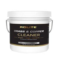 Rolite Brass & Copper Cleaner (10lb) Instant Cleaning & Tarnish Removal on Railings, Elevators, Fixtures, Hotels, Cruise Ships, Office Buildings