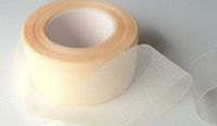 NUOLUX Gift Wrap Ribbon,50m x 2.5cm Organza Ribbon (Cream)