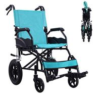 Folding Wheelchair Portable Folding Wheelchair Home Convenient Foldable wheelchairs Storage Wheelchair Elderly Leisure Scooter Wheelchair can Bear 200kg Push Type
