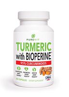 Max Strength Turmeric Curcumin with Bioperine Absorption Enhancer – Powerful 1200 mg Pain Relief Formulation – Best Turmeric Curcumin Supplements for Back Pain, Joint Pain, Inflammation & Health
