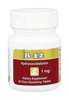 Intensive Nutrition, Inc. - B-12 Hydroxycobalamin 1 mg. - 60 Tablets