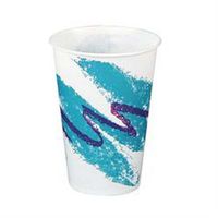 Sammons Preston Drinking Cup Solo 7 oz. Jazz Print Wax Coated Paper - 2000 Per Case