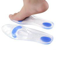 Insoles Silicone Gel Arch Support Orthotic Shoe Insert - Relieve Plantar Fasciitis Pain Release Heel Bone Spur Calluses and Corns Massage Heels and Metatarsal (XL(Women:11.5-12 // Men:10.5-13))