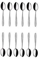 Uniware 2 MM Stainless Steel Dinner Spoon, Set of (12)