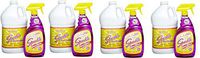A J Funk & Co 20515 Sparkle Glass Cleaner, Original Purple Formula, 33.8-Ounce Spray Bottle and 1-Gallon Refill Bottle Combo Pack (Case of 4 Combo Packs) (4-(Pack))