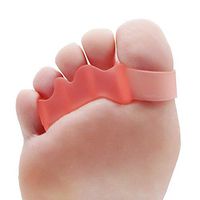 Skyfoot’s Toe Separators, Bunion Corrector, Toe Straightener, Bunion Relief, Toe Spacer for Yoga and Toe Relaxing, Hammer Toe for Women and Men - 1 Pair (Pink)
