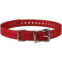 Sparky Pet Co Garmin Compatible 3/4-Inch Red Collar Strap Garmin Delta Ser.