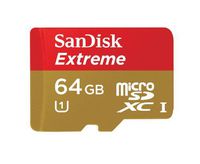 SanDisk Extreme 64GB MicroSDXC UHS-1 Flash Memory Card Speed Up To 45MB/s With Adapter- SDSDQXL-064G-G46A [Old Version]