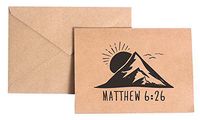 Do Not Worry Matthew 6:26 Christian Stationery Note Card Set