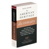 Houghton Mifflin American Heritage Office Edition Dictionary, Paperback, 960 Pages (0618077065)