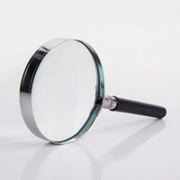 Reading Magnifier,5X Handheld Disassembly and Assembly Magnifying Mirror Focusing Mirror,Reading Glasses 7.5Cm Lens,HD Imaging Tool,Children and Old Man Read