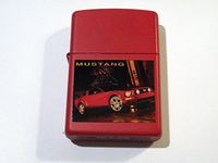 Zippo Ford Mustang Red Matte 2005 Lighter