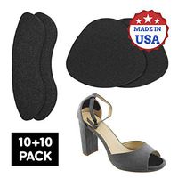 20 Pack Back of Heel and Ball of Foot Cushions, Heel Inserts, Water and Sweat Resistant
