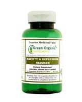 Green Organic Supplements' Anxiety & Depression Reducer