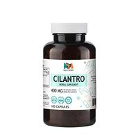 Cilantro Capsules, 400 mg, Organic Cilantro Leaf (Coriandrum Sativum) (100 Capsules)