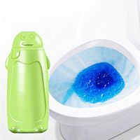 Sdoveb Automatic Toilet Bowl Cleaner, Dirt Deodorizer Remover, Toilet Bowl Tank and Bathroom Cleaning System, Magic Flush Bottled Cleaning Helper with Natural Plant Scent (Green)