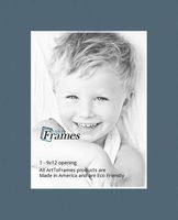 9x12 Antique Blue / Dutch Blue Custom Mat for Picture Frame with 5x8 opening size (Mat Only, Frame NOT Included)