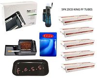 Powermatic 2 Plus Electric Cigarette Injector Machine+ Free Zico Tube, FESS Cigarette Case & 1 Triple Torch Lighter