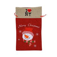 VAbBUQBWUQ I'm Never Wrong Santa Clause Drawstring Candy Goody Toy Gift Stocking Bag Holiday Wrapping Party Favors Presents Decorations