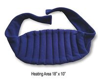 Sunny Bay Lower Back and Shoulder Joint Heat Wrap with Strap, 10"x18" Heating Pad, Microwave Hot/Cold Pad, Reusable, Portable, Navy Blue