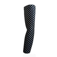 1 Pair Flexible Basketball Arm Sleeves UV Sun Protector Volleyball Running Riding Arm Warmers Compression Sleeves,Black,M