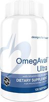 Designs for Health OmegAvail Ultra TG - Fish Oil 1200mg with Vitamin D3, K1 + K2 - Omega 3 Fish Oil (120 Softgels)