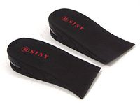 SINY® 1-Layer Shoe Insoles Height Increase Taller Pad Air Cushion for Men Women Black Lift Kit 3cm 1.2 inches