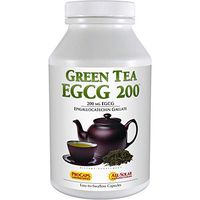 Andrew Lessman Green Tea EGCG 200-60 Capsules – 200 mg EGCG, Powerful Anti-oxidant Support for Healthy Liver Function, Immune, Brain, Heart and Circulatory Systems. No Additives