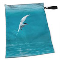 TYITCB Tern Arctic Bird Water Spray Waterproof Reusable Snack Bag Large Capacity