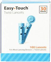 Easy Touch Twist Lancets 30 Gauge 100 Each (Pack of 8)