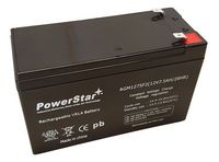 WKA12-7.5F Sealed Battery Replacement 12V 7.5ah Battery F2 with 2 Year Free Replacement Warranty