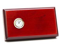 BCIC Cigar - The Viajero - 5 Cigar Travel Humidor, Dark Burgundy Gloss, Latin-American Made