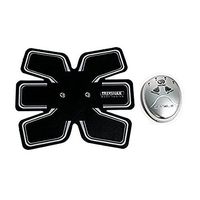 PU Health Pure Acoustics Workout Slimming Six Pad Abdominal Trainer Fit Body, Black