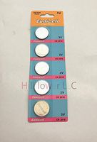 Hillflower 10 Pieces CR2016 Card Blister 2016 BR2016 3V Long Duration Lithium Light Prime Quality Battery with Hillflower Coupon