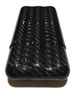 Genuine Carbon Fiber Cigar Case (3 cigar case)